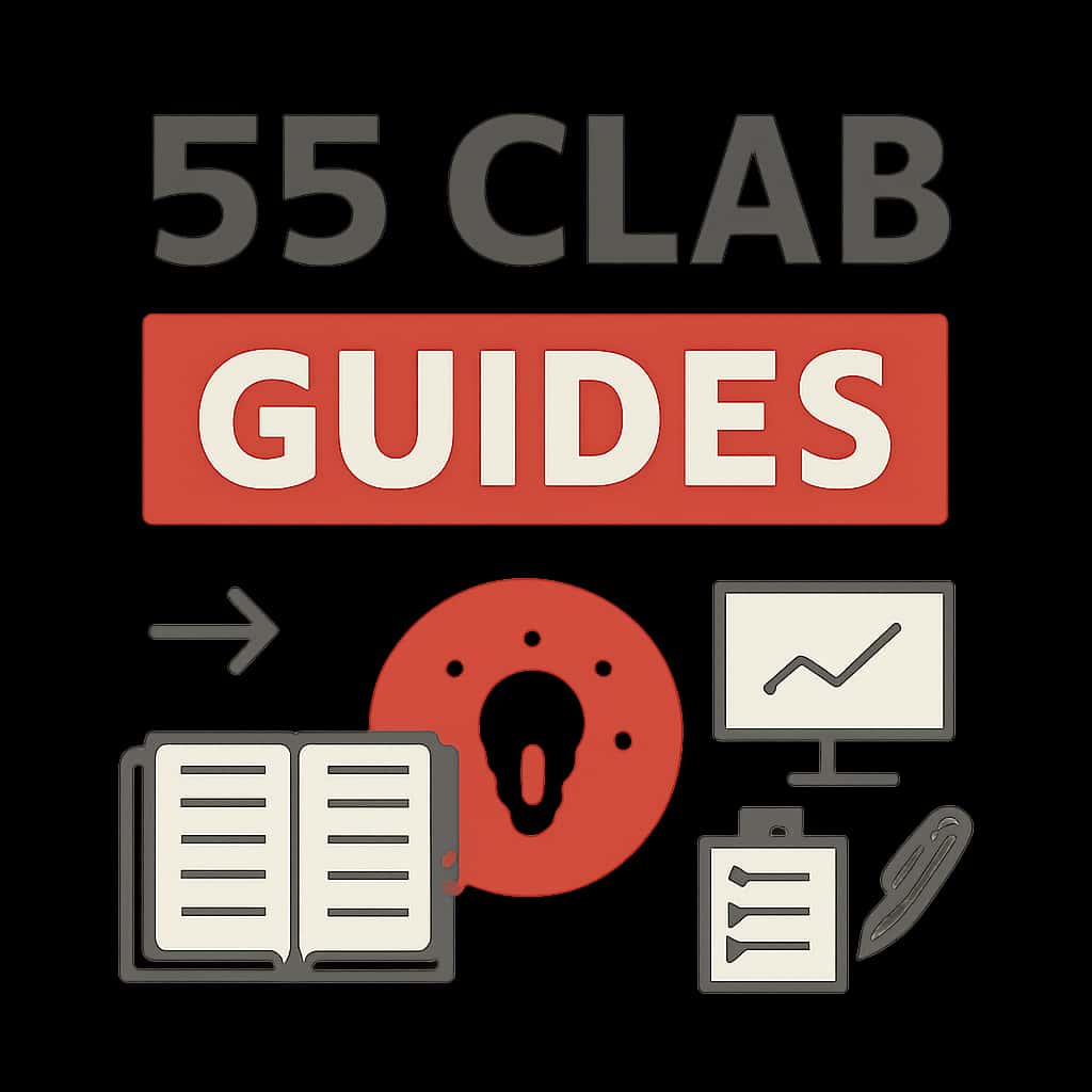 Illustration explaining a topic within 55 Clab Guides.