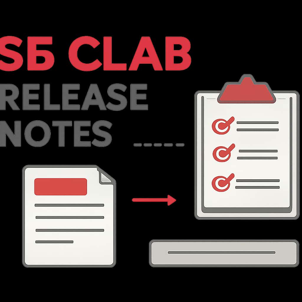 An educational diagram related to 55 Clab Release Notes.