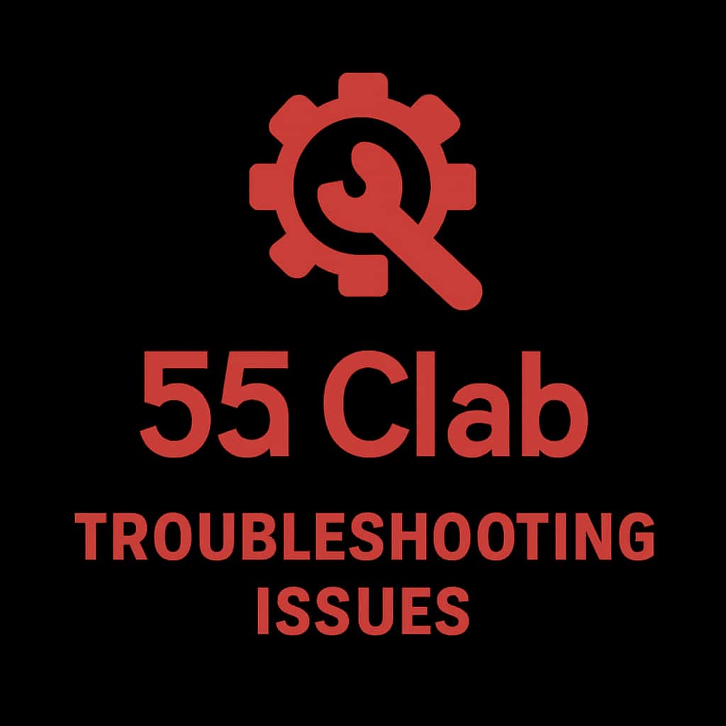 Icon representing troubleshooting help for 55 Clab.