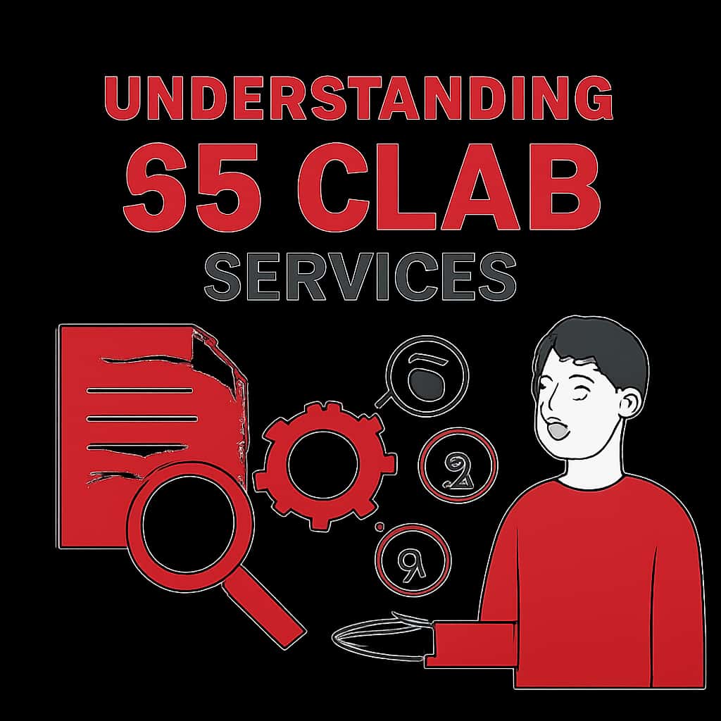 Diagram explaining Understanding 55 Clab Services.